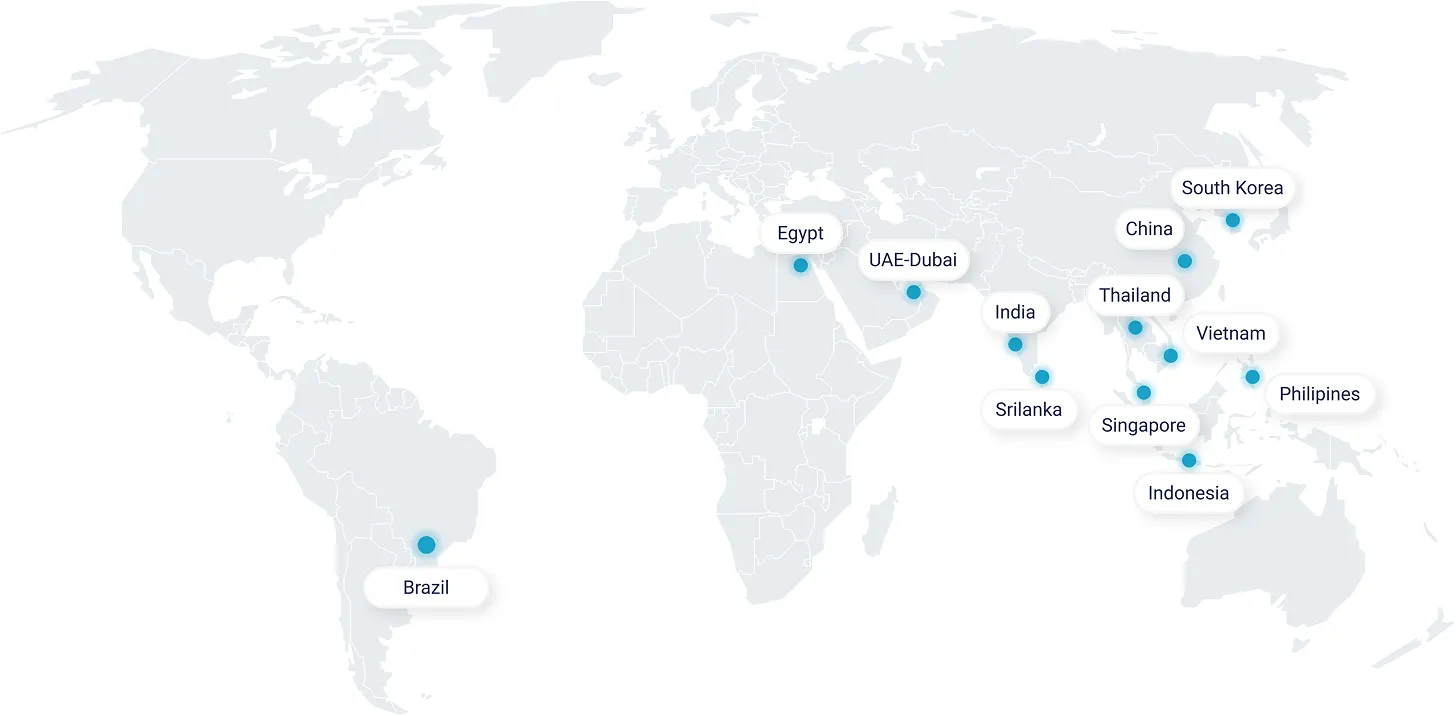 world map - tradeasia